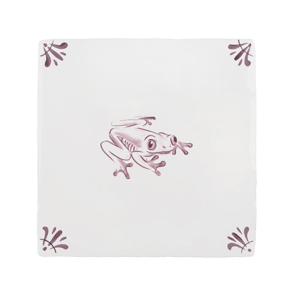 Frog Delft Tile