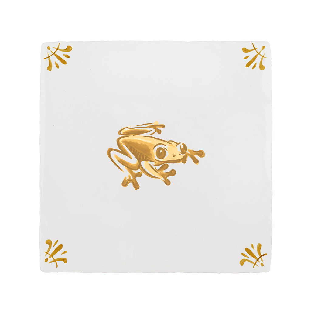 Frog Delft Tile