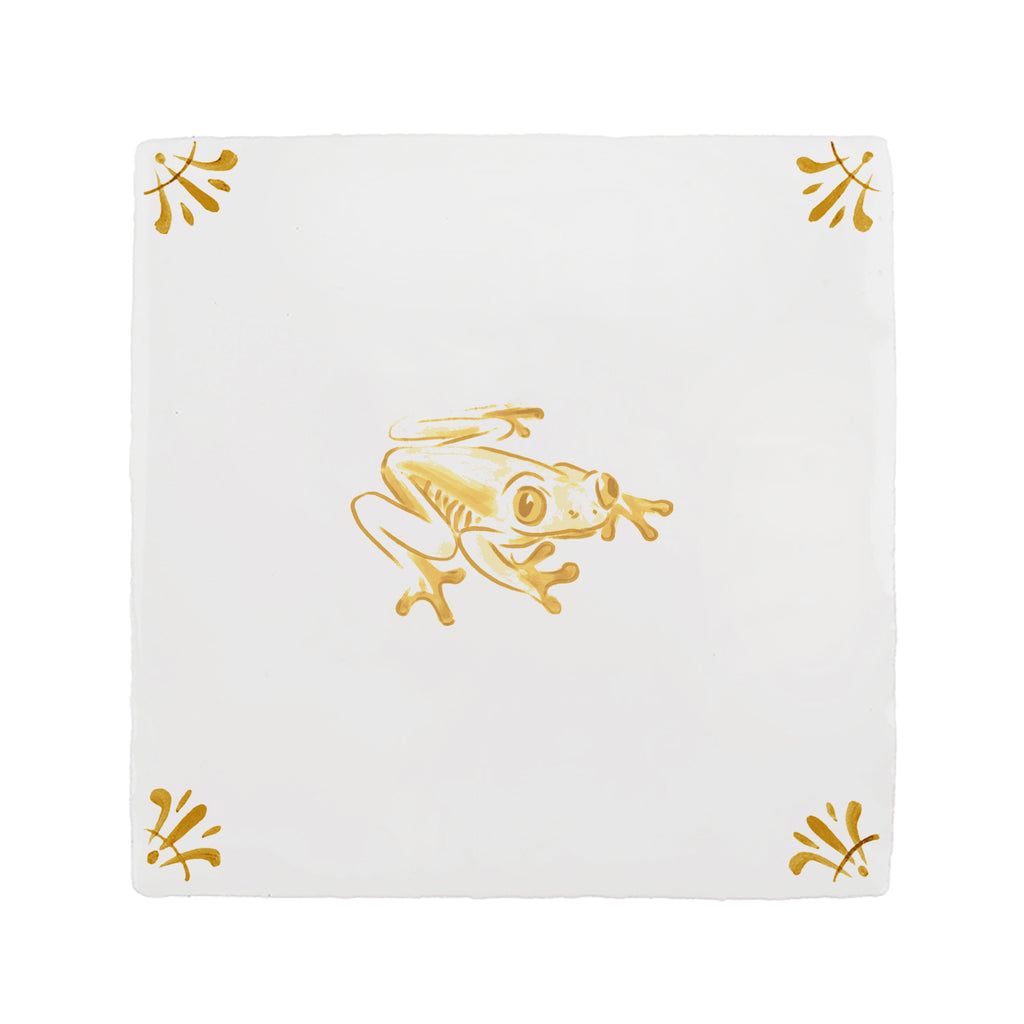 Frog Delft Tile