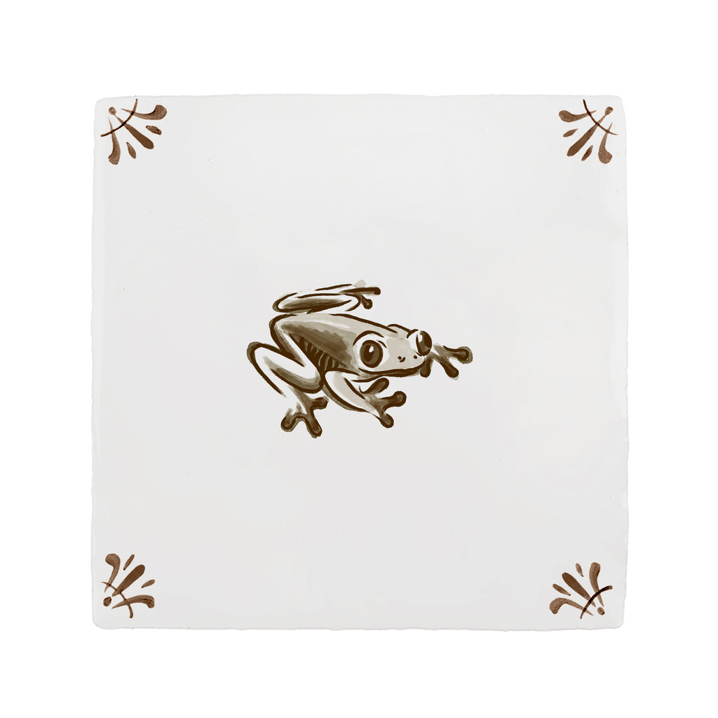 Frog Delft Tile