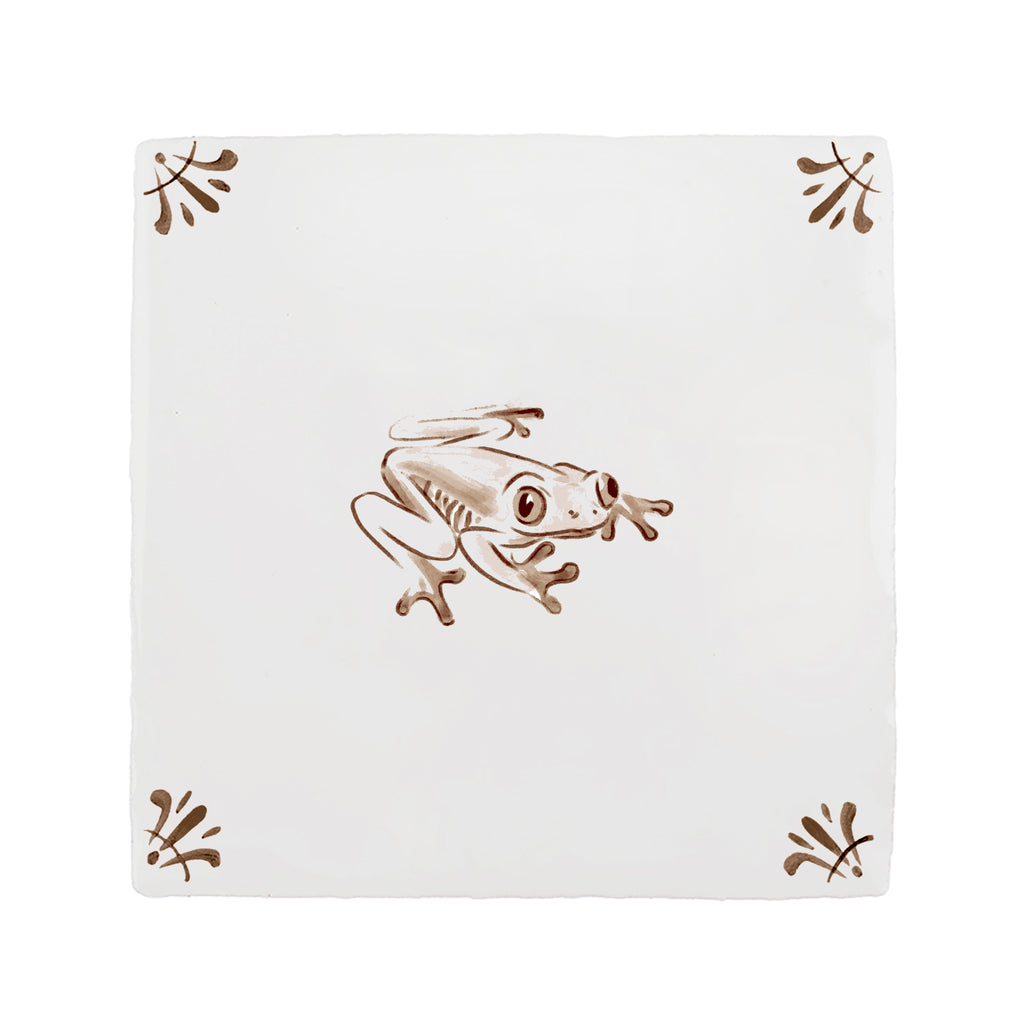 Frog Delft Tile