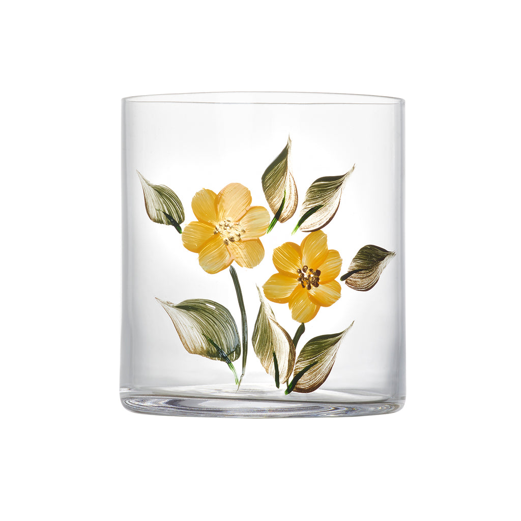 Highland Buttercup Crystal Tumbler