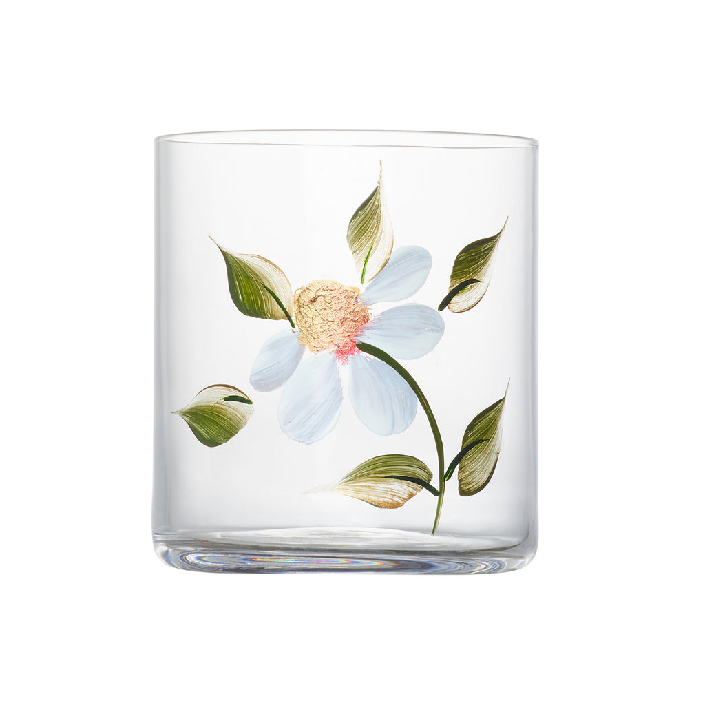 Highland Wild Daisy Crystal Tumbler
