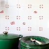 Alphabet G Delft Tile