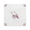 Gardening Tools Delft Tile