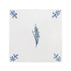 Gladioli Delft Tile, Gold Lustre