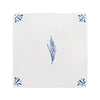 Gladioli Delft Tile Sample, Blue