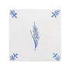 Gladioli Delft Tile, Gold Lustre