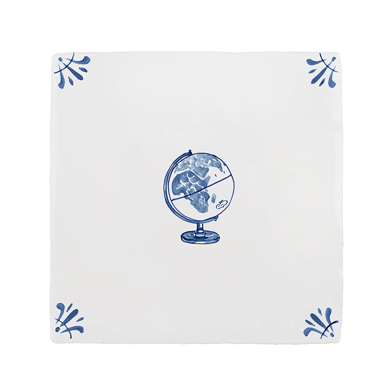 Globe Delft Tile