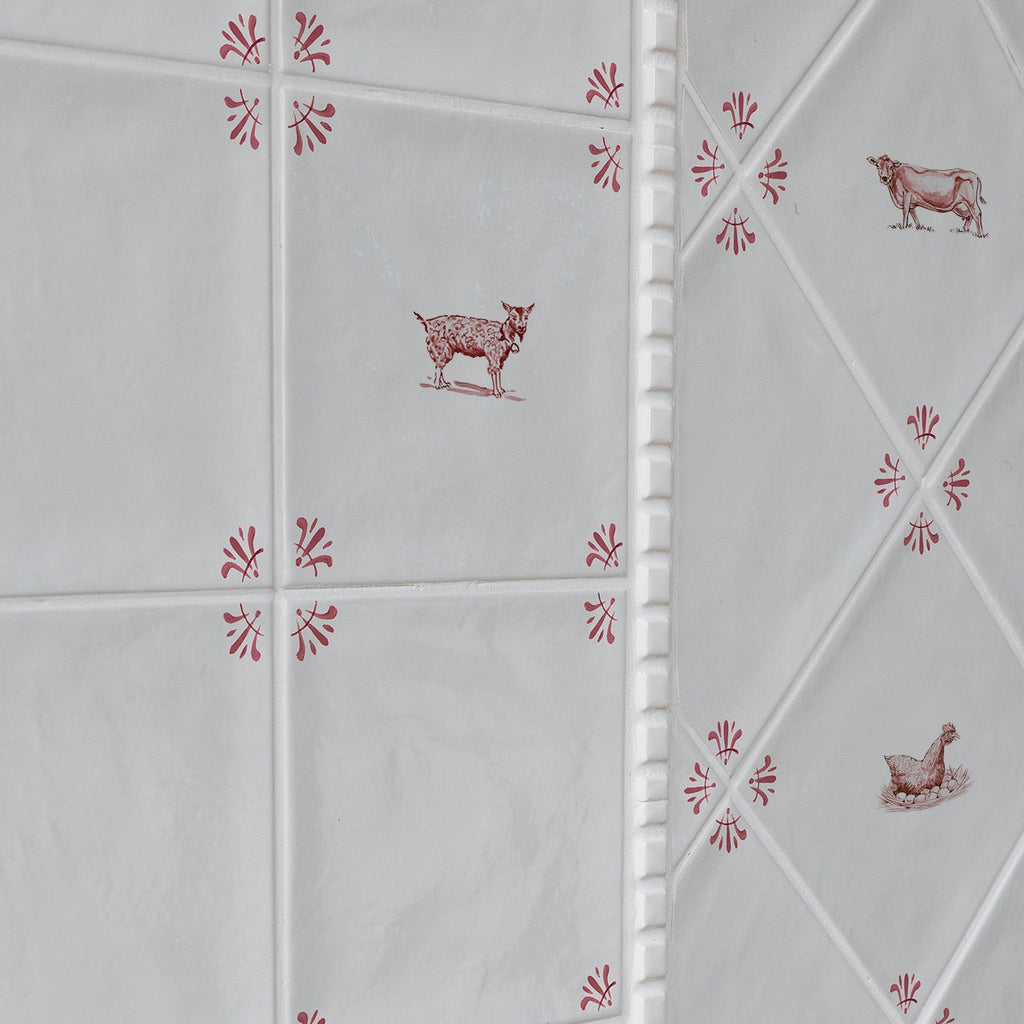 Goat Delft Tile