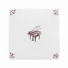 Grand Piano Delft Tile