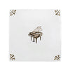 Grand Piano Delft Tile