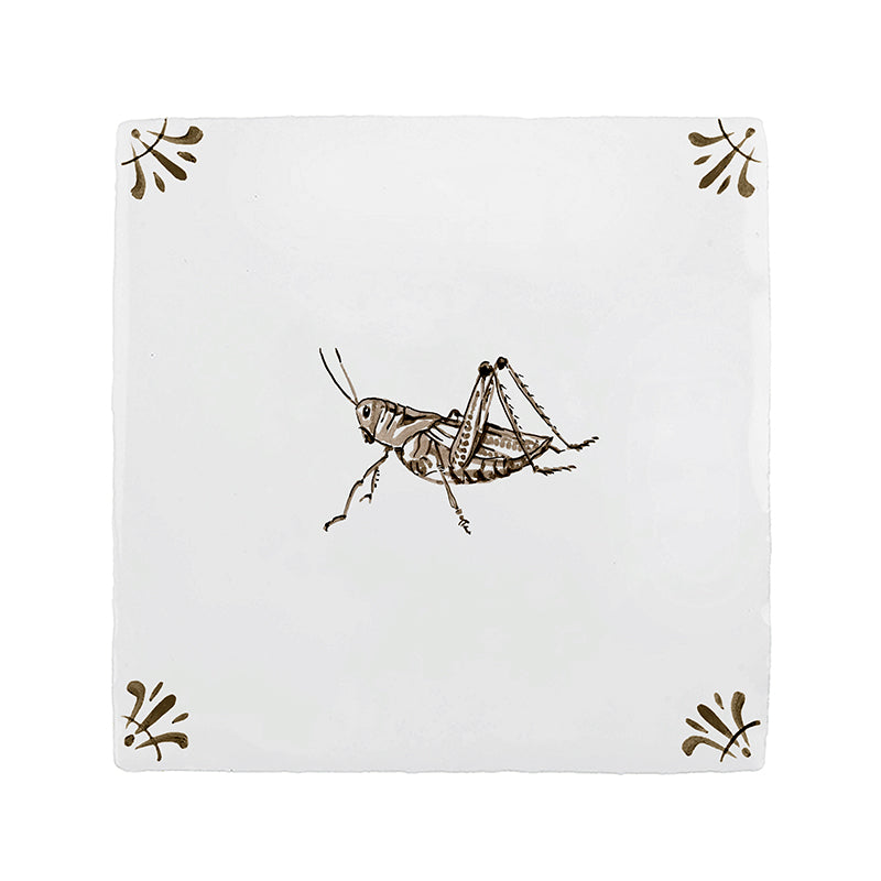Grasshopper Delft Tile