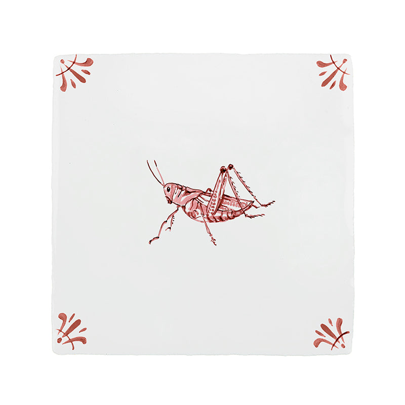 Grasshopper Delft Tile