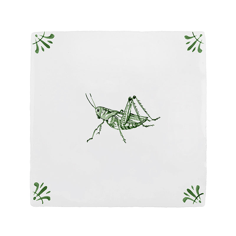 Grasshopper Delft Tile