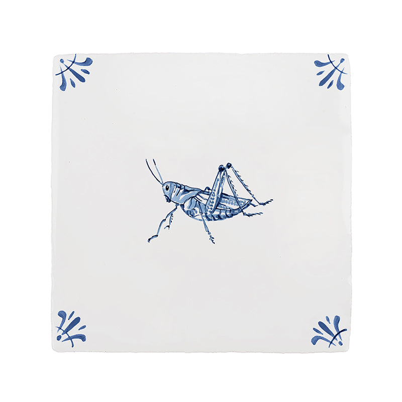 Grasshopper Delft Tile