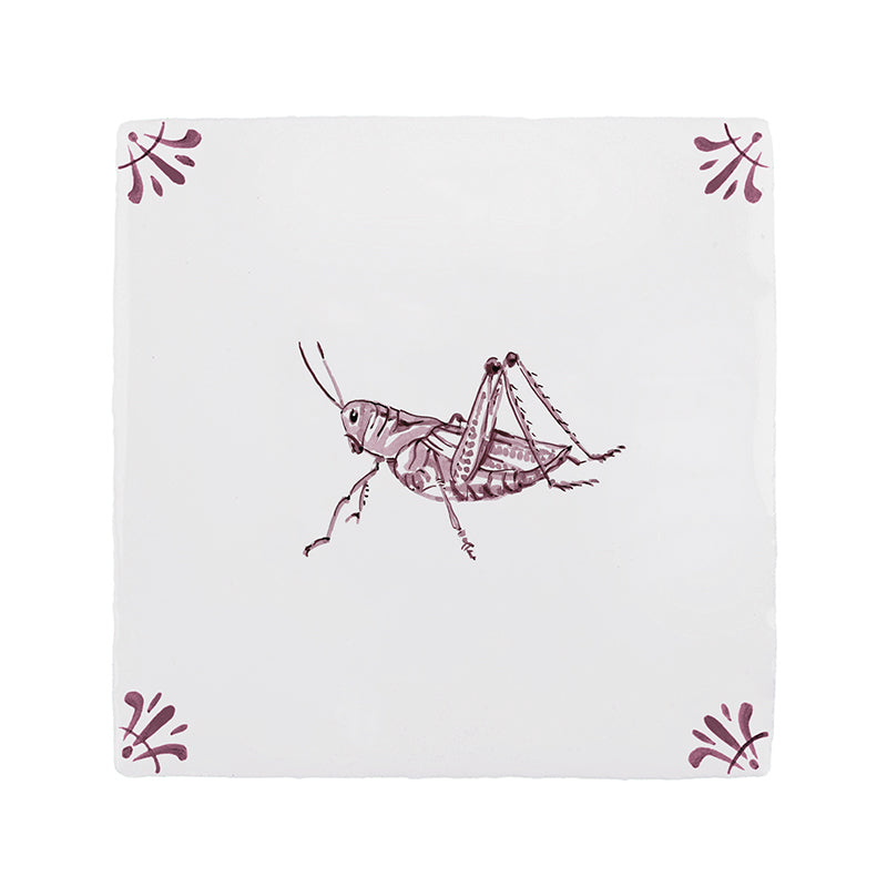 Grasshopper Delft Tile