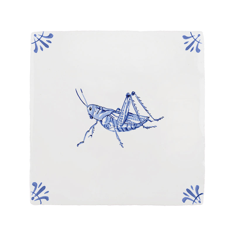 Grasshopper Delft Tile