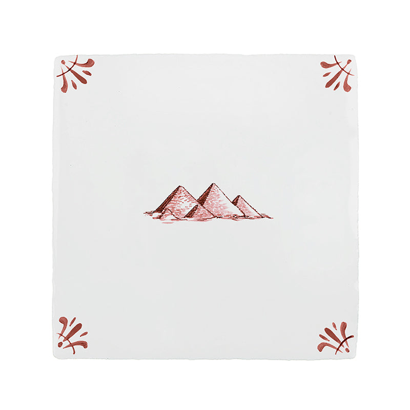 Great Pyramids of Giza Delft Tile