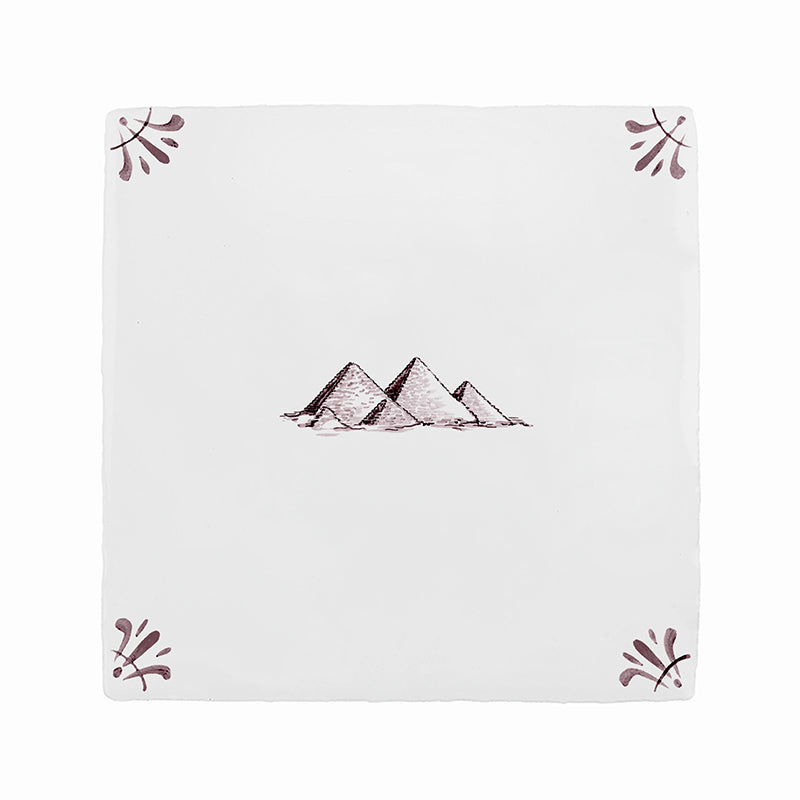 Great Pyramids of Giza Delft Tile