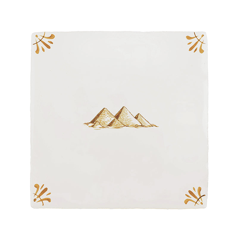 Great Pyramids of Giza Delft Tile