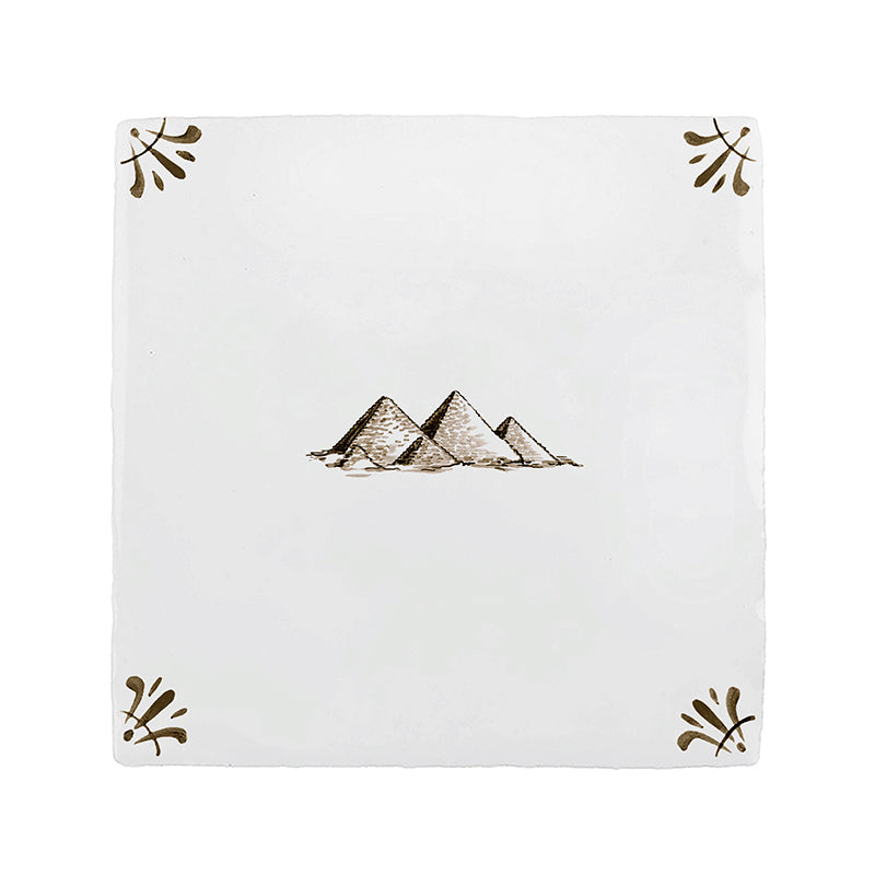 Great Pyramids of Giza Delft Tile