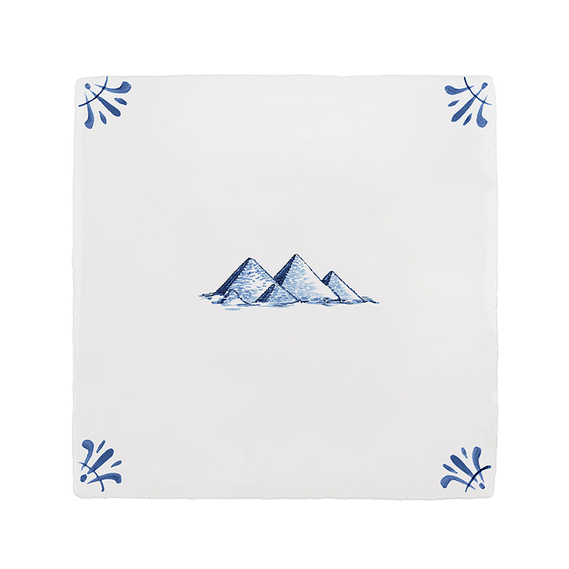 Great Pyramids of Giza Delft Tile