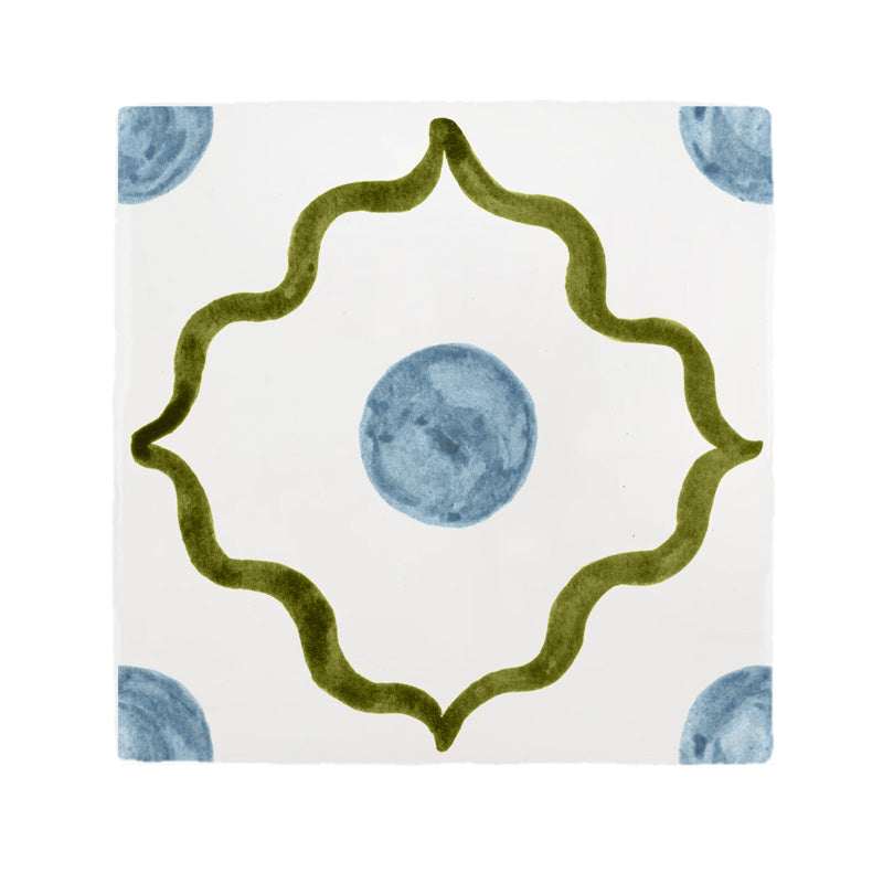 Beirut Tile, Sky Blue Series