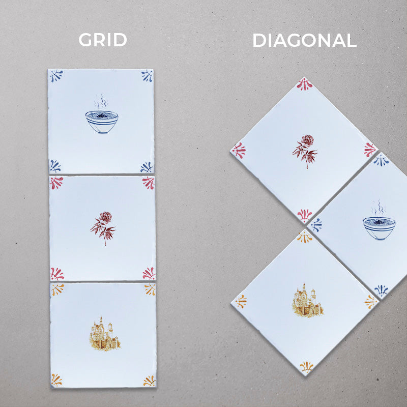 Baseball Delft Tile