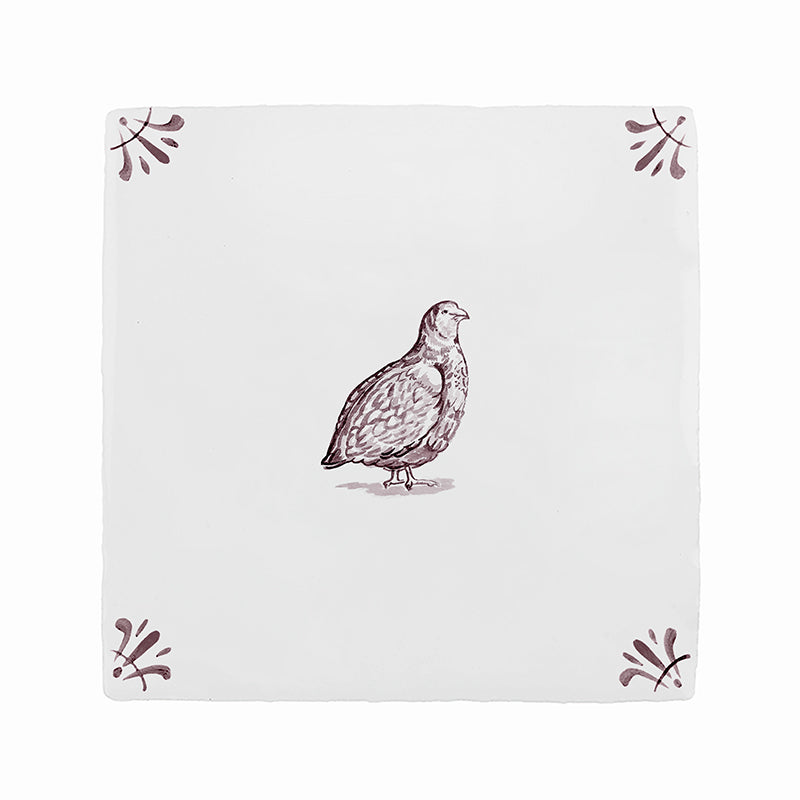Grouse Delft Tile