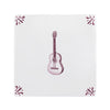 Guitar Delft Tile