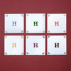 Alphabet H Delft Tile