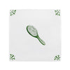 Hairbrush Delft Tile