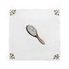 Hairbrush Delft Tile