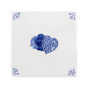 Heart Shaped Box of Chocolates Delft Tile