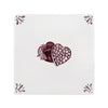 Heart Shaped Box of Chocolates Delft Tile