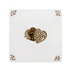 Heart Shaped Box of Chocolates Delft Tile