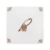 The Happy Hoover Delft Tile