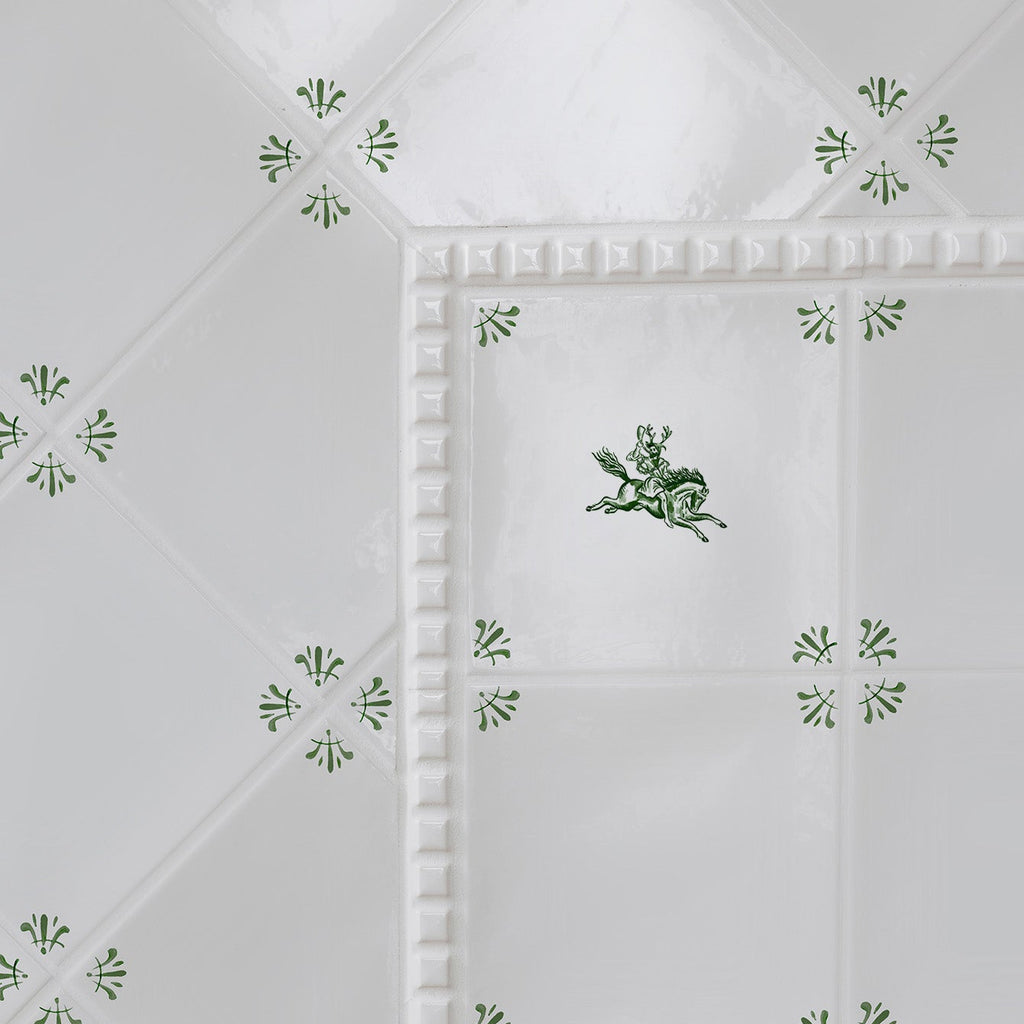 Herne the Hunter Delft Tile