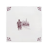 Hitch Hikers Delft Tile