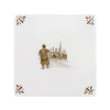 Hitch Hikers Delft Tile