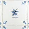 Holly Delft Tile, Gold Lustre