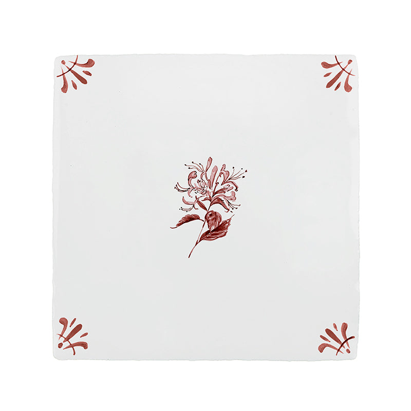 Honeysuckle Delft Tile