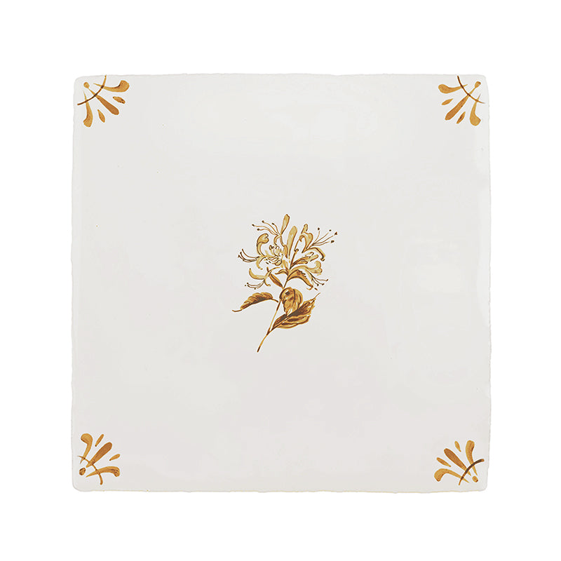 Honeysuckle Delft Tile