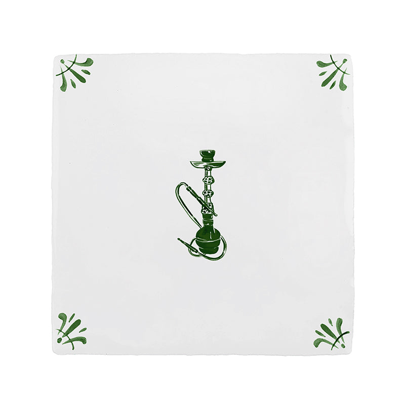 Hubbly Bubbly Delft Tile