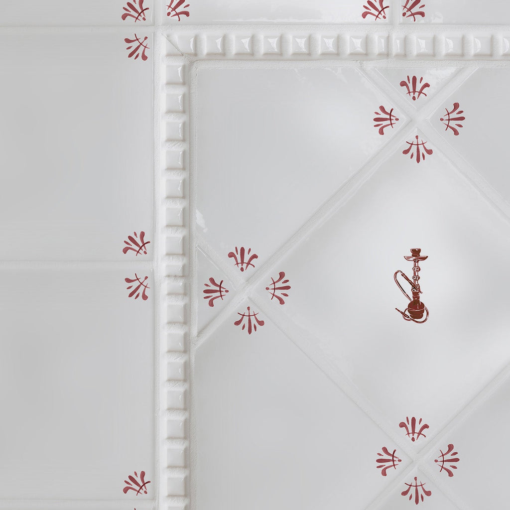 Hubbly Bubbly Delft Tile