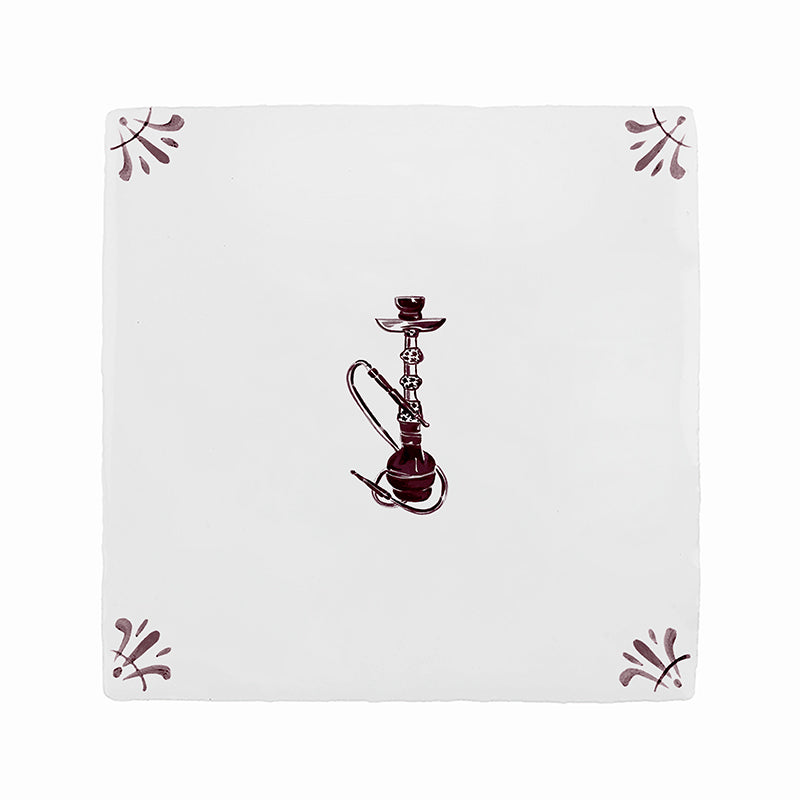 Hubbly Bubbly Delft Tile