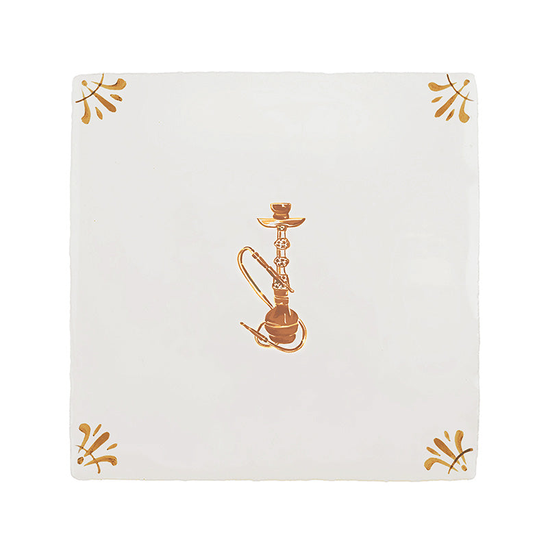 Hubbly Bubbly Delft Tile