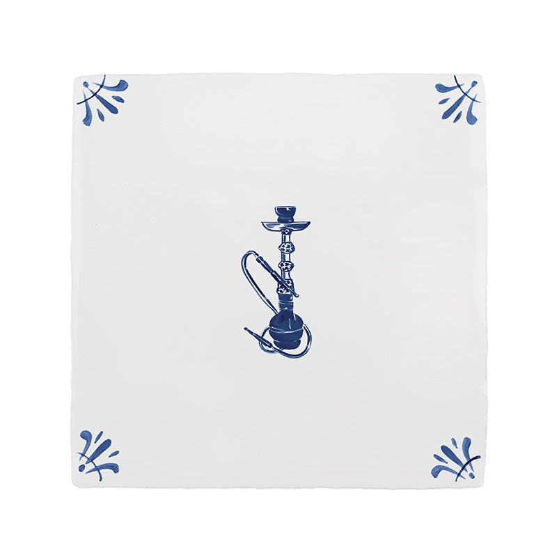 Hubbly Bubbly Delft Tile
