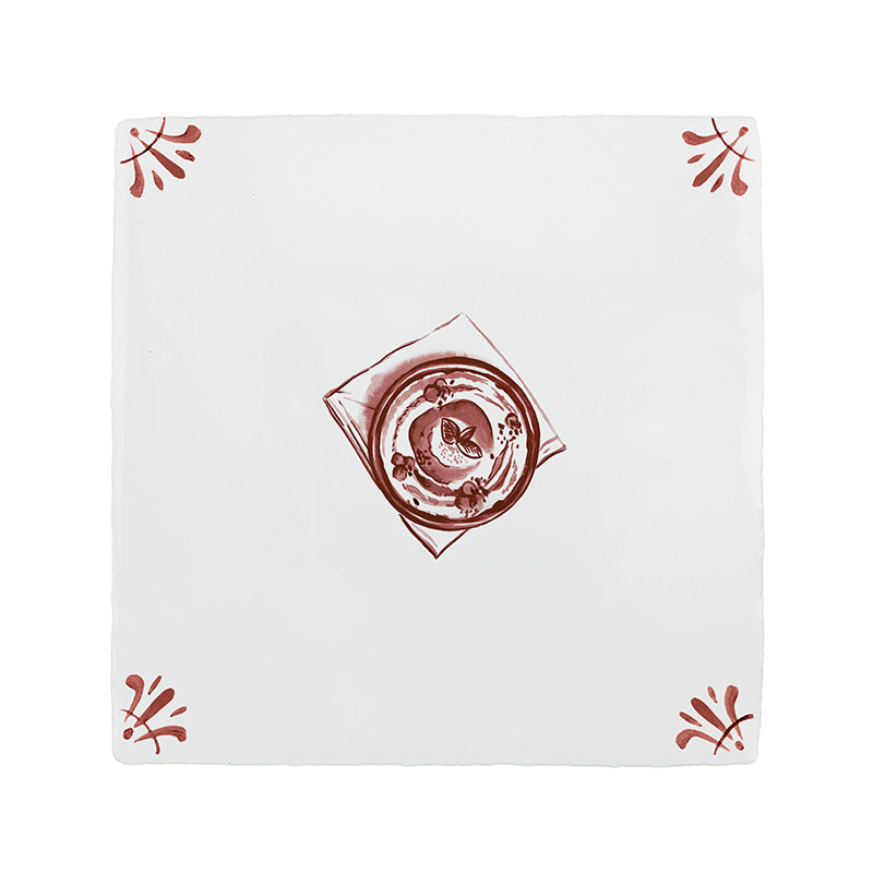Hummus Delft Tile